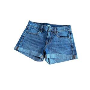 OLD NAVY Cuffed DENIM SHORTS, Womens Size 0